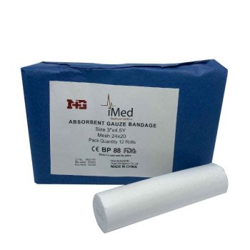 Gauze Bandage Size 3'' (Box 12 Rolls) Gauze Bandage Size 3'' (Box 12 Rolls)
