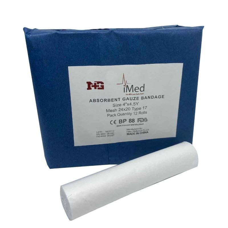 Gauze Bandage Size 4'' (Box 12 Rolls) Gauze Bandage Size 4'' (Box 12 Rolls)