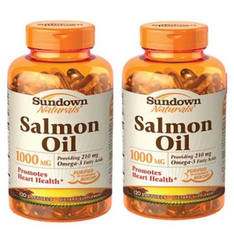 Sundown Salmon Oil 1000 Mg 120 Cap*2 Offer Sundown Salmon Oil 1000 Mg 120 Cap*2 Offer
