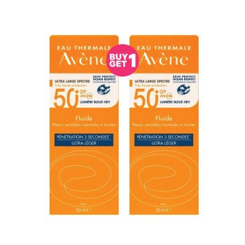 Avene SPF 50+ Fluid Buy One Get One Free Avene SPF 50+ Fluid Buy One Get One Free