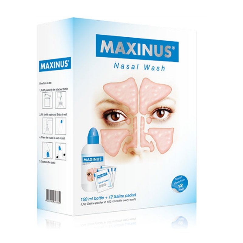 Maxinus Nasal Wash 150 ml Bpttle + Refill Offer