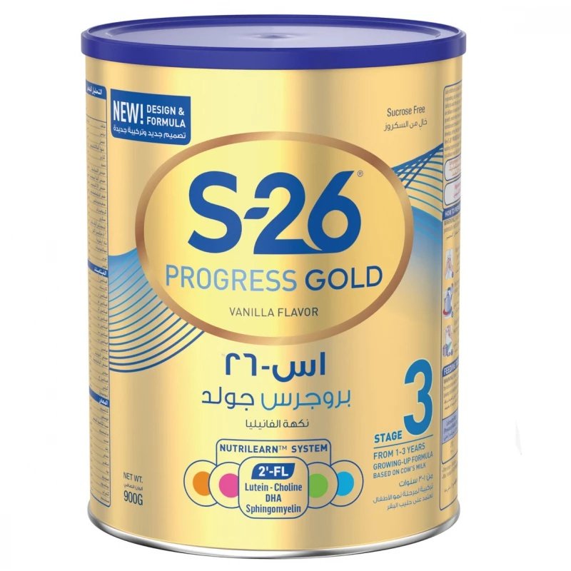 S-26 3 بروجرس جولد 1-3 واي حليب 900 جم S-26 3 بروجرس جولد 1-3 واي حليب 900 جم