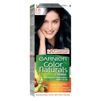 Garnier Color Naturals Creme Hair Color No (2.1) Blue Black Garnier Color Naturals Creme Hair Color No (2.1) Blue Black