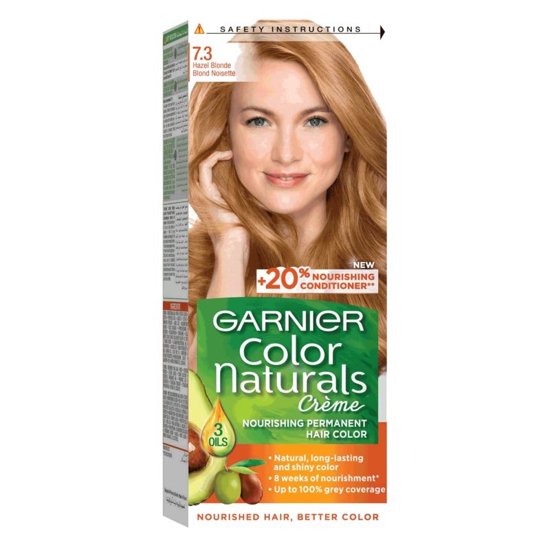 Garnier Color Naturals Creme Hair Color No (7.3) Hazel Blonde Garnier Color Naturals Creme Hair Color No (7.3) Hazel Blonde