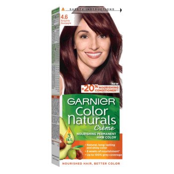 Garnier Color Naturals Creme Hair Color No (4.6) Burgundy Garnier Color Naturals Creme Hair Color No (4.6) Burgundy
