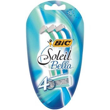 BIC Soleil Bella Women's Disposable Razors 4 Blade 3 Count BIC Soleil Bella Women's Disposable Razors 4 Blade 3 Count