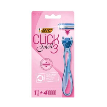 BIC Soleil click 3 Women's Razor + 4 Razor Blade BIC Soleil click 3 Women's Razor + 4 Razor Blade
