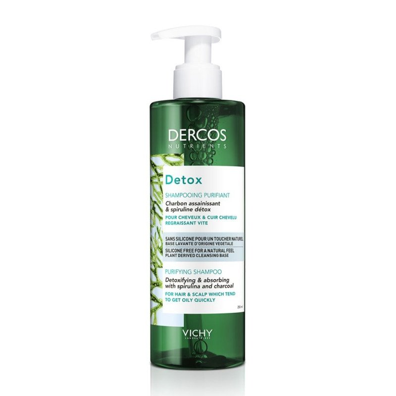 Vichy Dercos Nutrients Detox Shampoo For Oily Skin 250 ml Vichy Dercos Nutrients Detox Shampoo For Oily Skin 250 ml