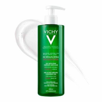 Vichy Normaderm Anti-Acne Purifying Gel Cleanser 400Ml Vichy Normaderm Anti-Acne Purifying Gel Cleanser 400Ml
