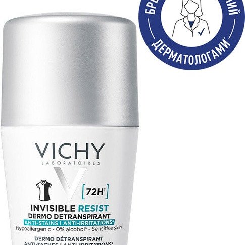 Vichy Deodorant Invisible Resist Anti Irritation 50 ml