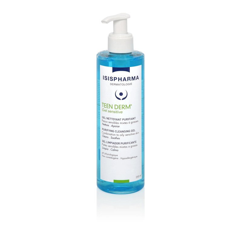 Isispharma Teen Derm Gel Sensitive 250 ml Isispharma Teen Derm Gel Sensitive 250 ml