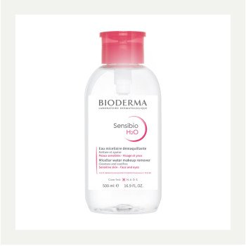 Bioderma Sensibio H2O Makeup Removing Micelle Solution Pump 500ml Bioderma Sensibio H2O Makeup Removing Micelle Solution Pump 500ml
