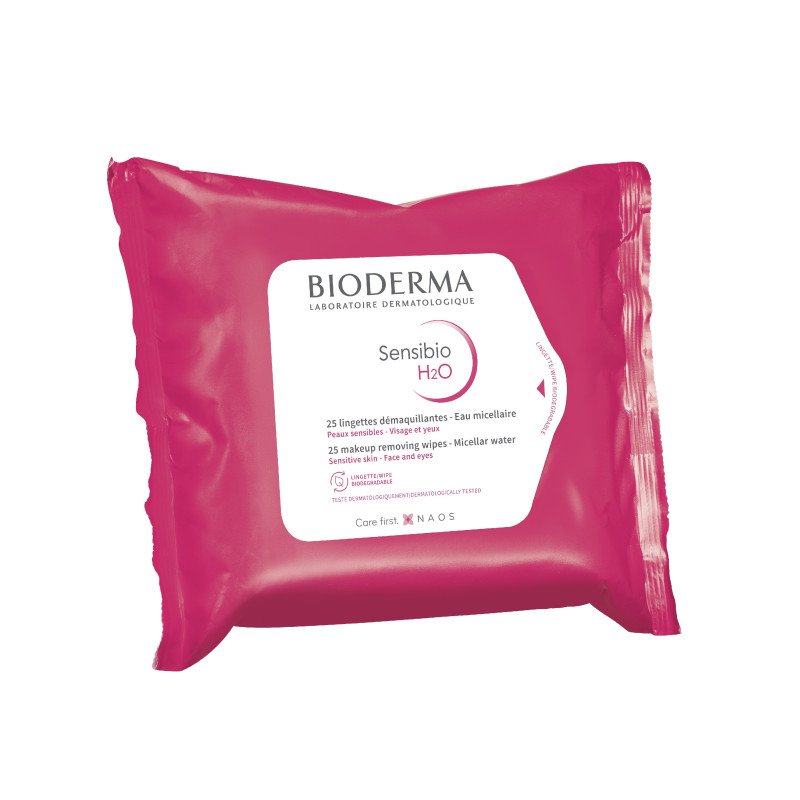 Bioderma Sensibio H2O Micelle Make-Up Removing 25 Wipes Bioderma Sensibio H2O Micelle Make-Up Removing 25 Wipes