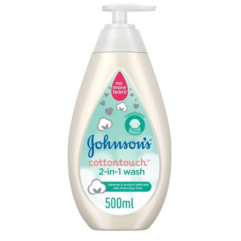 Johnson's CottonTouch Newborn Wash & Shampoo 500ml Johnson's CottonTouch Newborn Wash & Shampoo 500ml