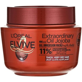 Loreal Elvive Extraordinary Oil Jojoba Mask Thick,Very Dry Hair 300 Ml Loreal Elvive Extraordinary Oil Jojoba Mask Thick,Very Dry Hair 300 Ml