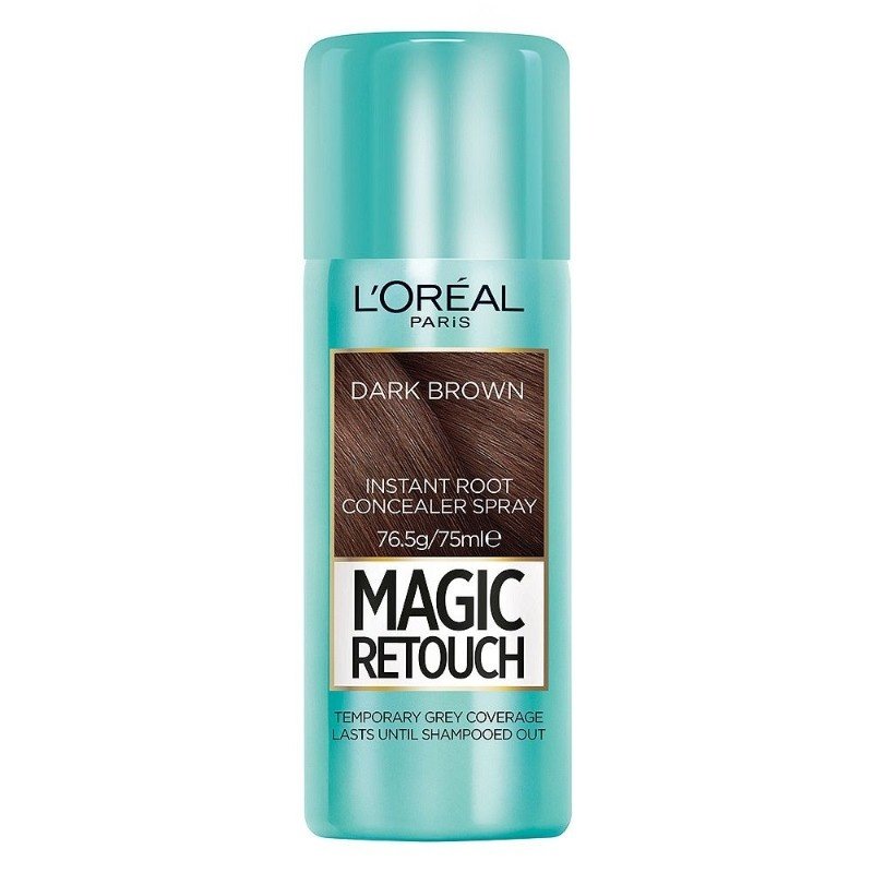 Loreal Magic Retouch Instant Root Concealer Spray Dark Brown 75Ml Loreal Magic Retouch Instant Root Concealer Spray Dark Brown 75Ml