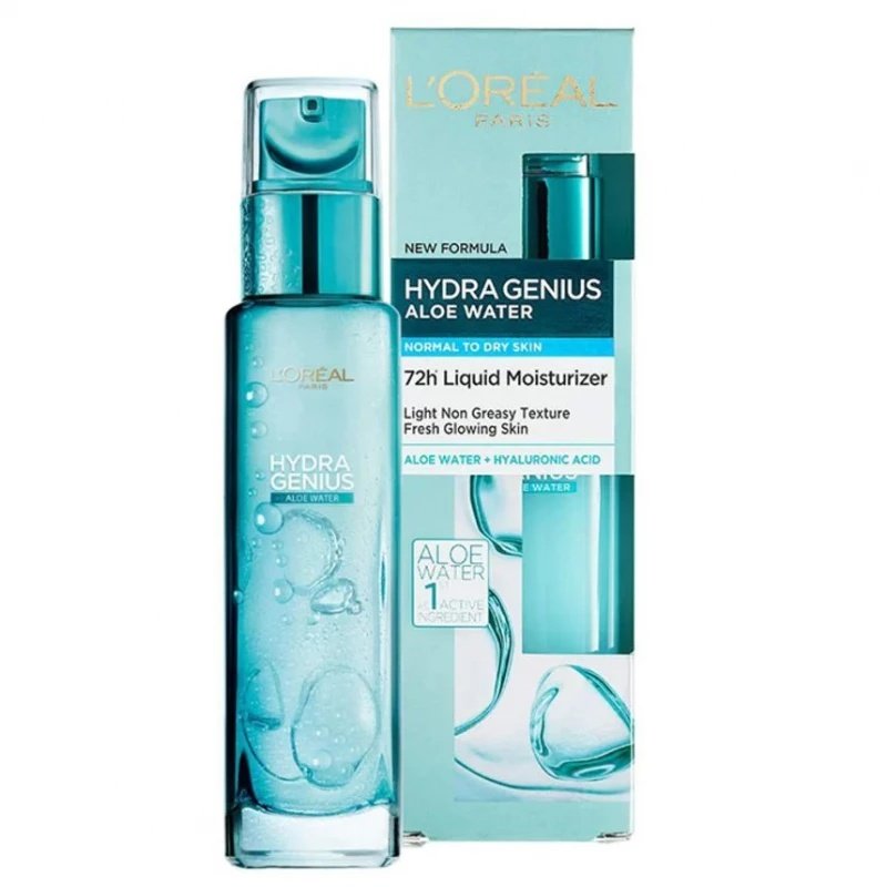 Loreal Hydra Genius Aloe Water Daily Liquid Care Normal To Dry 70Ml Loreal Hydra Genius Aloe Water Daily Liquid Care Normal To Dry 70Ml