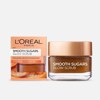 Loreal Smooth Sugars Glow Scrub 50Ml Loreal Smooth Sugars Glow Scrub 50Ml