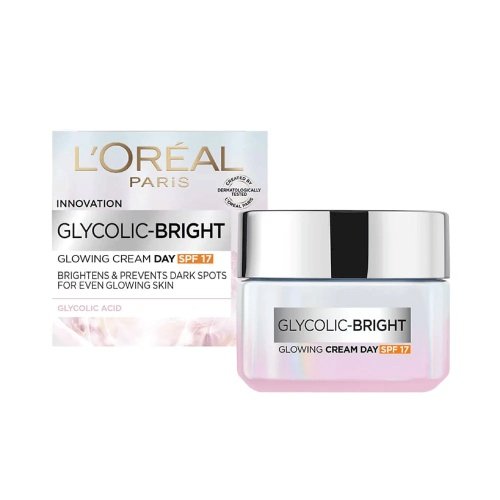 Loreal Glycolic Bright Glowing Spf17 Day Cream 50Ml