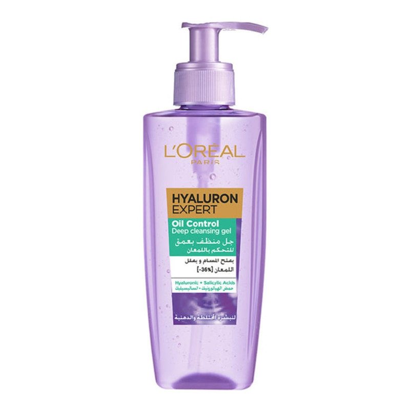 Loreal Hyaluron Expert Oil Control Deep Cleansing Gel 200Ml Loreal Hyaluron Expert Oil Control Deep Cleansing Gel 200Ml