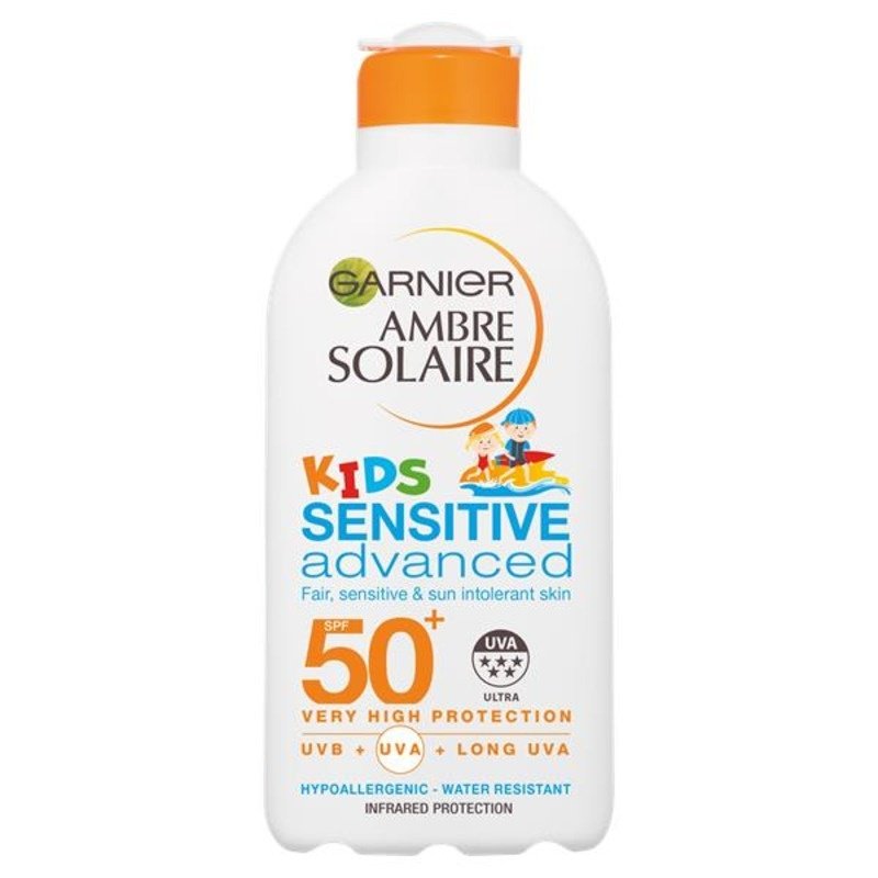 Garnier Ambre Solaire Kids Spf50+ Sun Cream 200ml Garnier Ambre Solaire Kids Spf50+ Sun Cream 200ml
