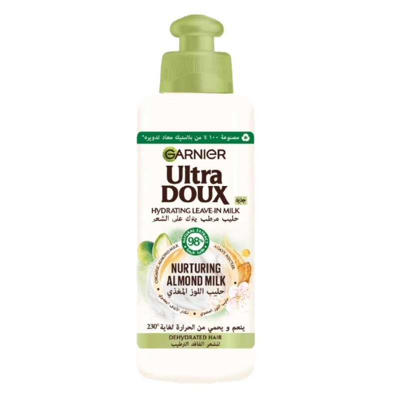 Garnier Ultra Doux Almond Milk Hydrating Leave-In Cream 200ml Garnier Ultra Doux Almond Milk Hydrating Leave-In Cream 200ml