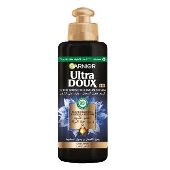 Garnier Ultra Doux Black Charcoal And Nigella Seed Oil Purifying With Shine Leave-In Cream 200ml Garnier Ultra Doux Black Charcoal And Nigella Seed Oil Purifying With Shine Leave-In Cream 200ml