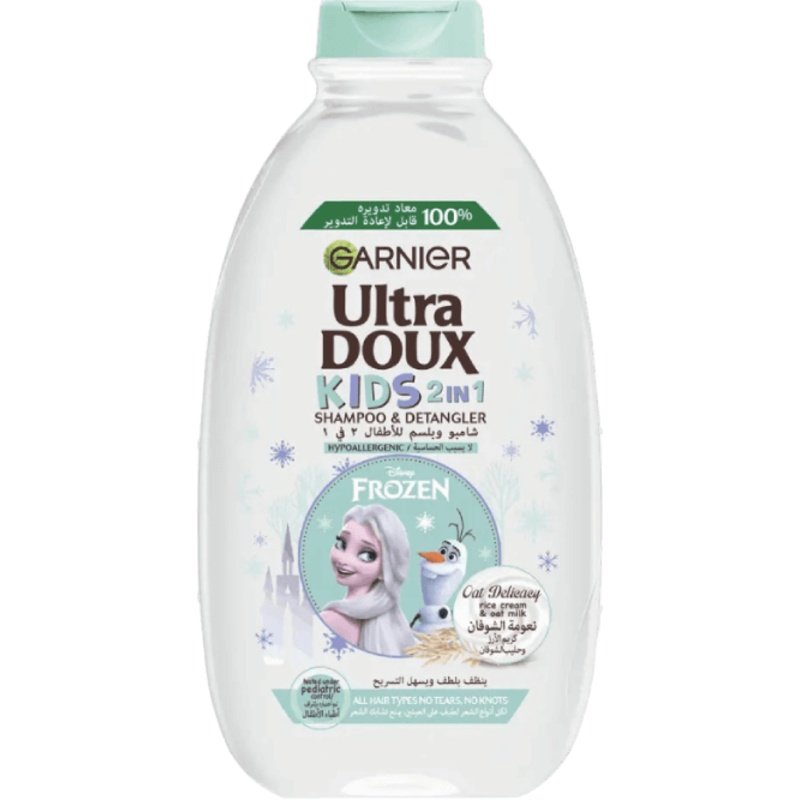 Garnier Ultra Doux Kids 2 In 1 Rice Cream & Oat Milk Shampoo and Detangler 400ml Garnier Ultra Doux Kids 2 In 1 Rice Cream & Oat Milk Shampoo and Detangler 400ml