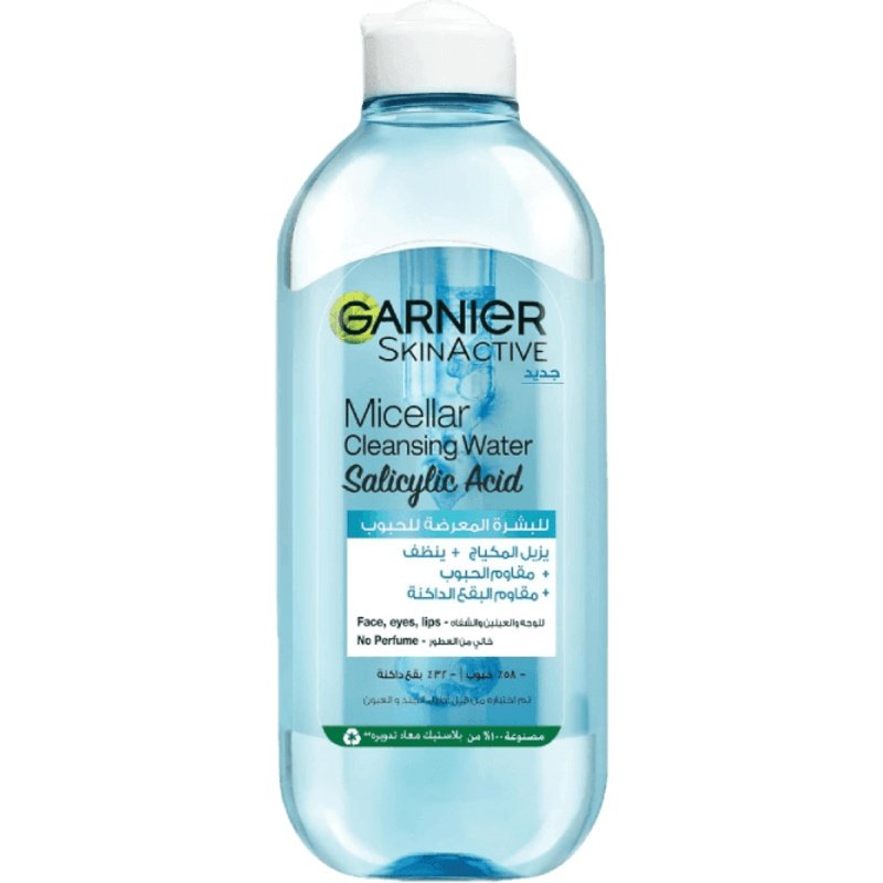Garnier Skinactive Micellar Cleansing Water Salicylic Acid 400ml Garnier Skinactive Micellar Cleansing Water Salicylic Acid 400ml