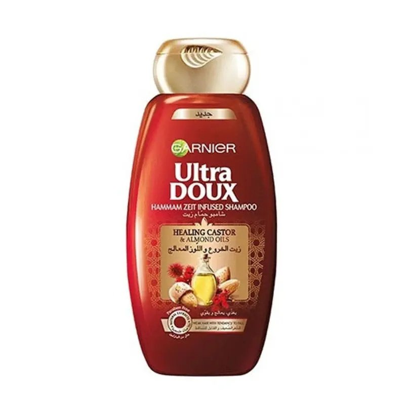 Garnier Ultra Doux Healing Castor & Almonds Oil Shampoo 400ml Garnier Ultra Doux Healing Castor & Almonds Oil Shampoo 400ml