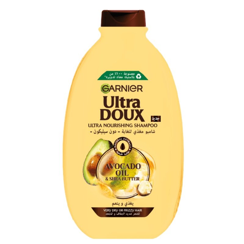 Garnier ULtra Doux Avocado Oil & Shea Butter Nourishing Shampoo 600ml Garnier ULtra Doux Avocado Oil & Shea Butter Nourishing Shampoo 600ml