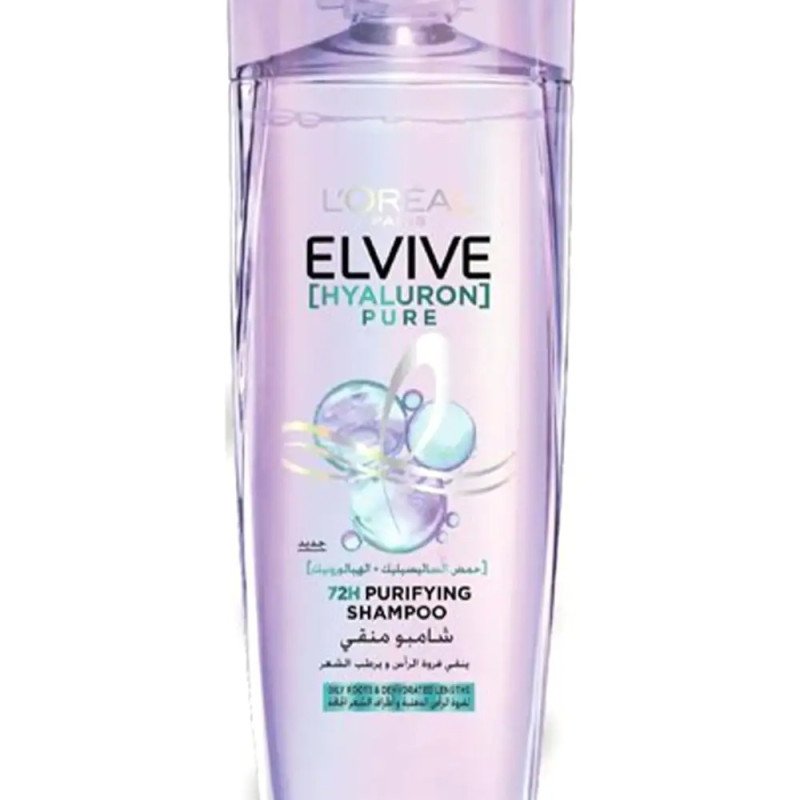 Loreal Elvive Hyaluron Pure 72H Purifyng Shampoo 400Ml