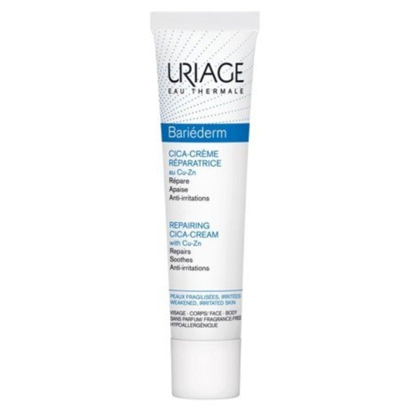 Uriage Bariederm Cica Repairing Cream With Cu-Zn 40 ml