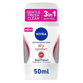 Nivea Anti-perspirant Deodorant Stick Dry Comfort dual protect 50ml Nivea Anti-perspirant Deodorant Stick Dry Comfort dual protect 50ml