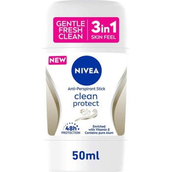 Nivea Anti-Perspirant Stick Clean Protect 50ml Nivea Anti-Perspirant Stick Clean Protect 50ml