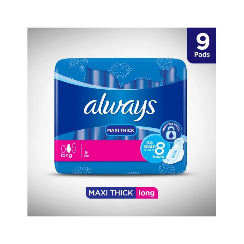 Always Maxi Thick Soft Like Cotton Long 9 Pads Always Maxi Thick Soft Like Cotton Long 9 Pads