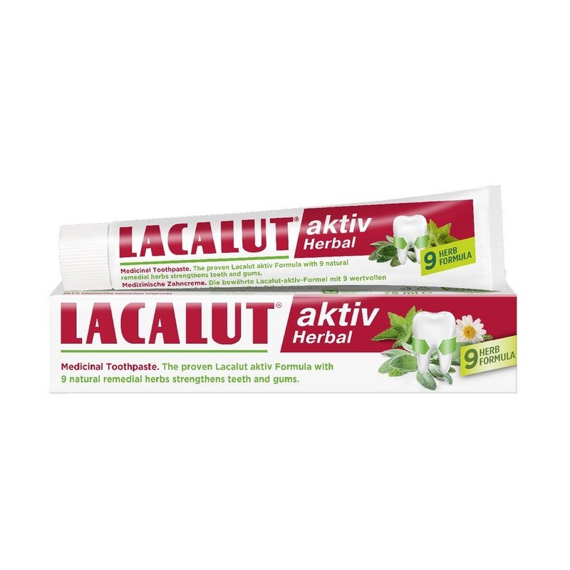 Lacalut Aktiv Herbal Toothpaste 75Ml Lacalut Aktiv Herbal Toothpaste 75Ml