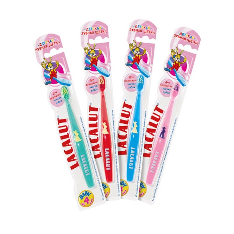 Lacalut Baby Up To 4 Years Toothbrush 1 Pcs Lacalut Baby Up To 4 Years Toothbrush 1 Pcs