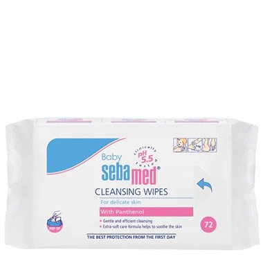 Sebamed Baby Cleansing Wipes Extra Soft 72 wipes