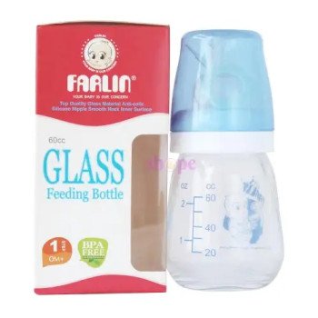 Farlin Glass Feeding Bottle 60 Ml Farlin Glass Feeding Bottle 60 Ml