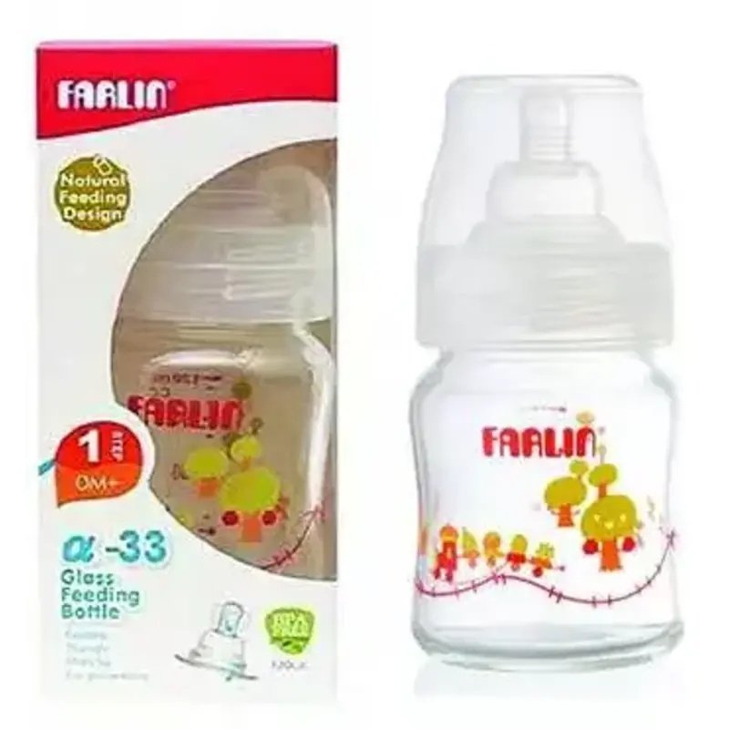 Farlin Glass Feeding Bottle 120 Ml