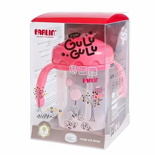 Farlin Drinking Cup straw 240 Ml Farlin Drinking Cup straw 240 Ml