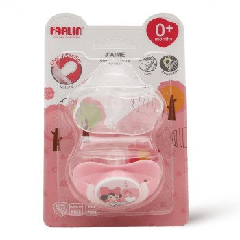 Farlin Cherry Pacifier J'Aime 0+ Months Farlin Cherry Pacifier J'Aime 0+ Months