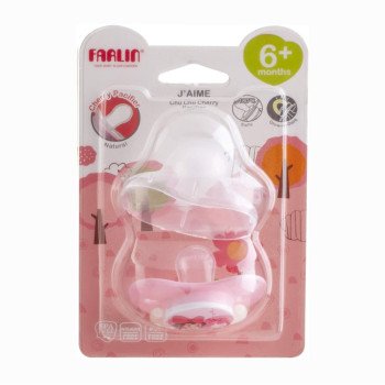 Farlin Cherry Pacifier J'Aime 6+ Months Pink Farlin Cherry Pacifier J'Aime 6+ Months Pink