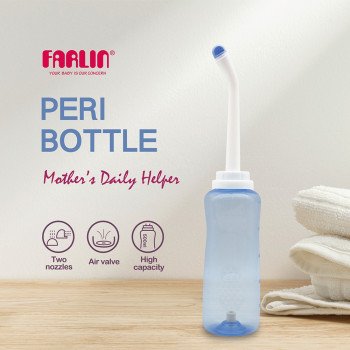 Farlin Peri Bottle Transparent & Soft 500 Ml Farlin Peri Bottle Transparent & Soft 500 Ml