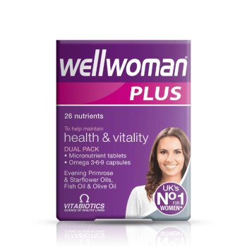 Vitabiotics Wellwoman Plus Health & Vitality 56 Tablets / Capsules Vitabiotics Wellwoman Plus Health & Vitality 56 Tablets / Capsules