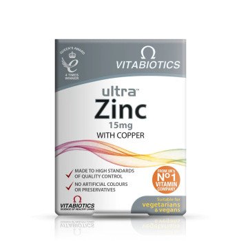 Vitabiotics Ultra Zinc 15 Mg 60 Tablets Vitabiotics Ultra Zinc 15 Mg 60 Tablets