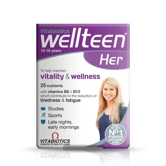 Vitabiotics Wellteen Her 13-19 Y 30 Tablets Vitabiotics Wellteen Her 13-19 Y 30 Tablets