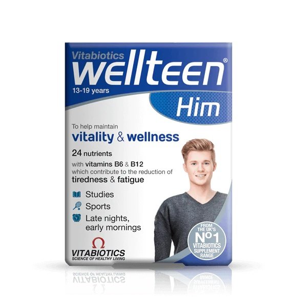 Vitabiotics Wellteen Him 13-19 Y 30 Tablets Vitabiotics Wellteen Him 13-19 Y 30 Tablets
