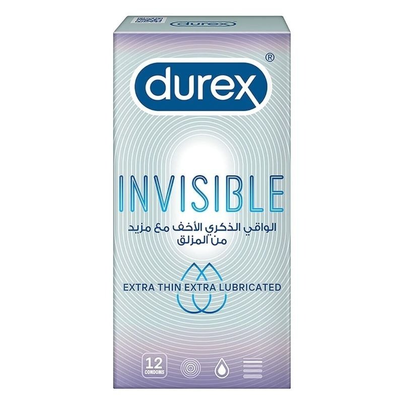Durex Invisible 12 Condoms Lubricated Durex Invisible 12 Condoms Lubricated